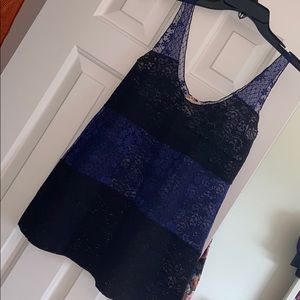 NWOT Free People XS lace tank top